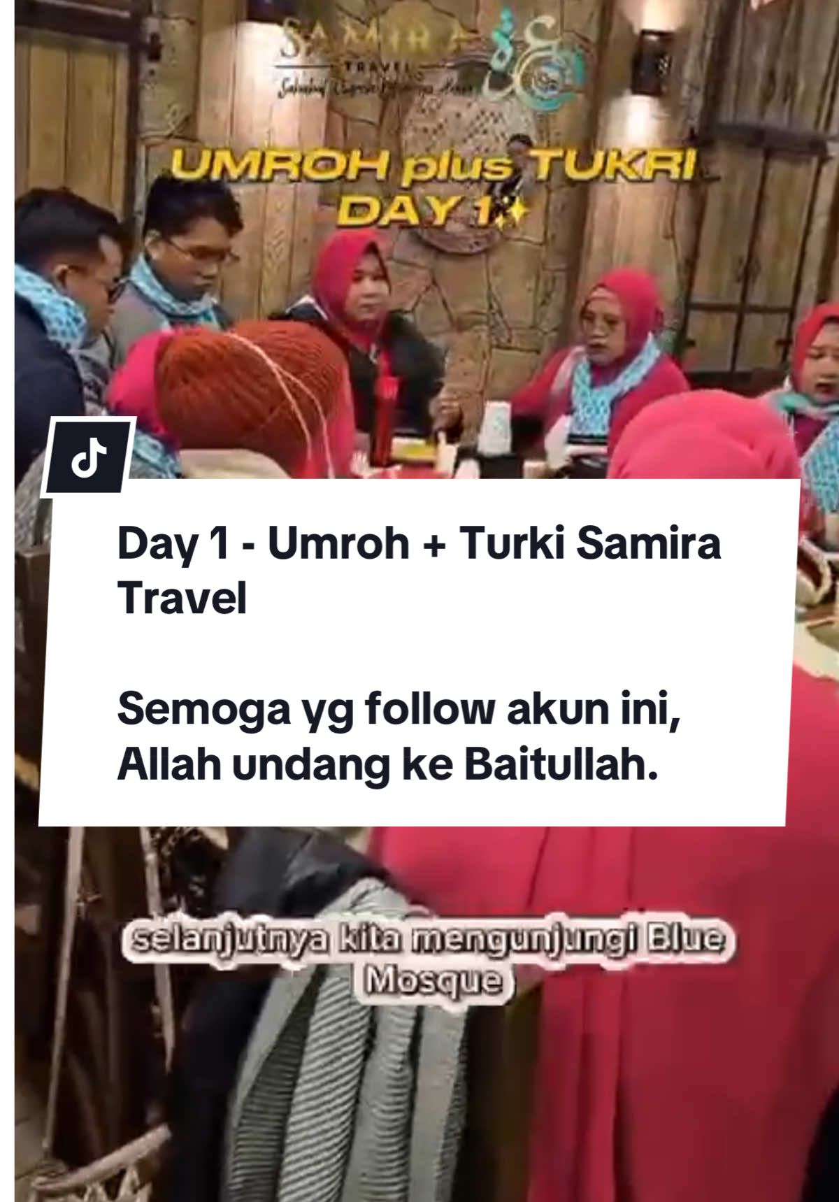Day 1 - Umroh + Turki Samira Travel  Semoga yg follow akun ini, Allah undang ke Baitullah. #daftarumroh #umroh2025 #baitullah #haji #samiratravel  