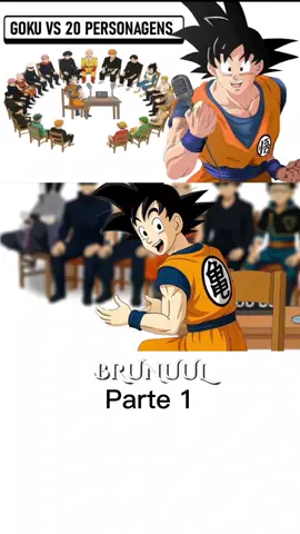 Goku vs 20 personagens #dragonball #anime #viral #fyp 