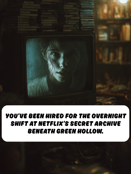You’ve been hired for the overnight shift at Netflix’s secret archive beneath Green Hollow.