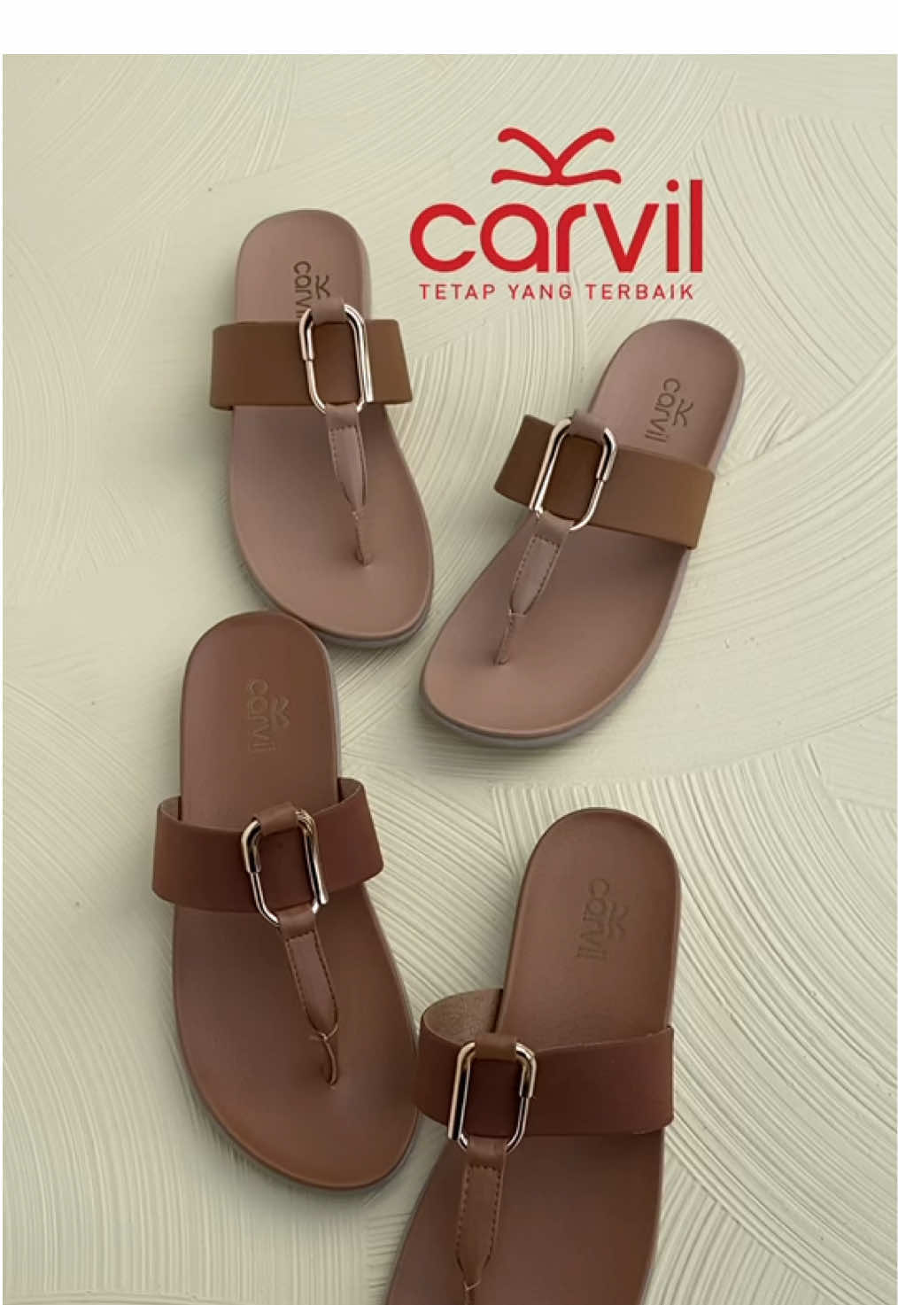 Sandal jepit wanita yang simpel dan elegan, cocok untuk kegiatan sehari-hari✨✨ #sandalwanita #carvil #fypage #fyp 