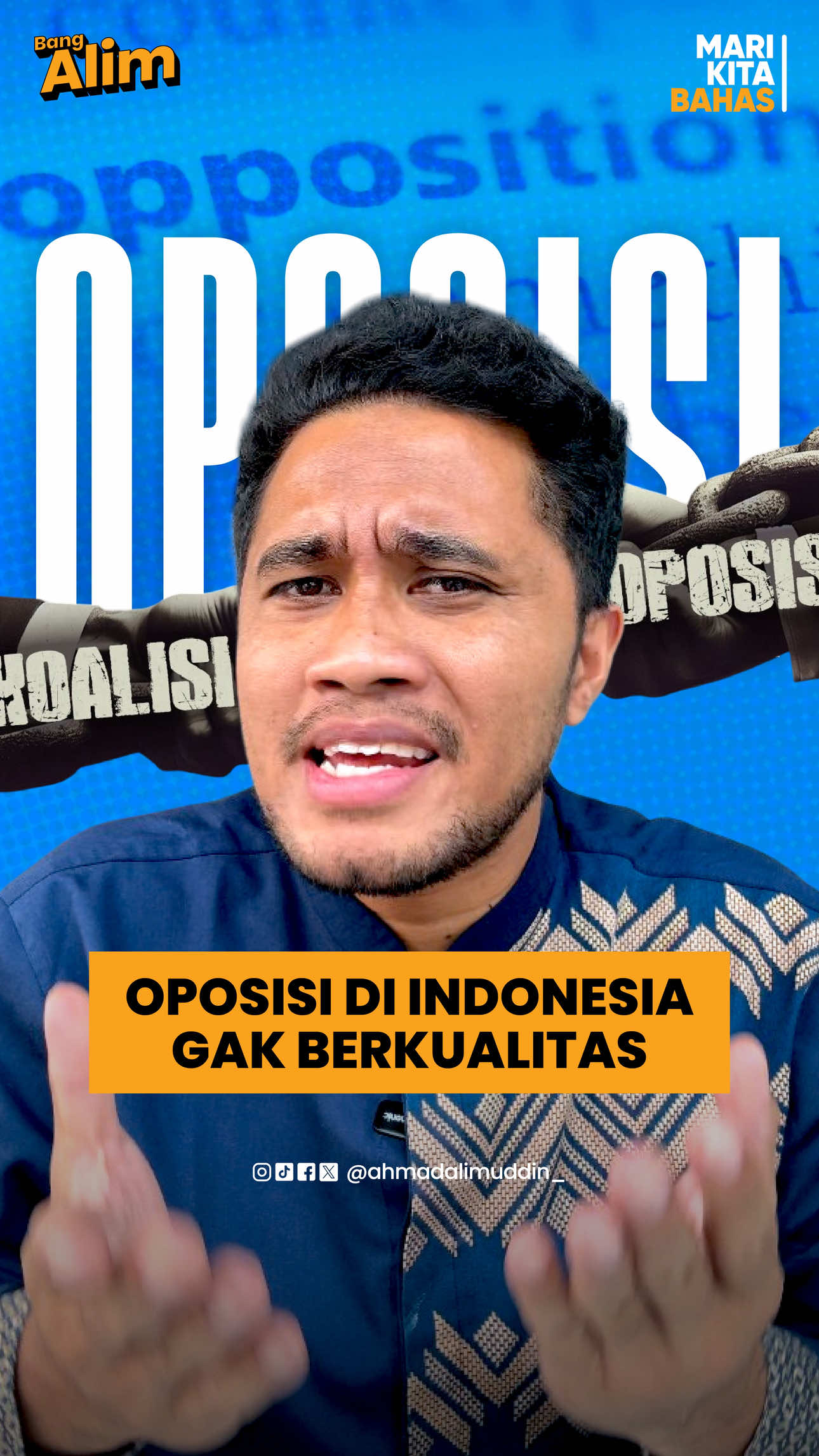 Replying to @Mr.nattawut Lebih tepatnya disebut apa ya? Berikan pendapat kalian! #fyp #oposisi #marikitabahas #indonesia #politik 