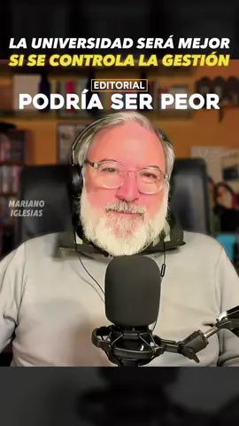 La universidad pública es mejor si se controla su gestión. #politica #universidad #argentina #corrupcion #marianoig007 @BUGS, de La Bugs Bunny 🐰 @Radio Nueva Fuerza 