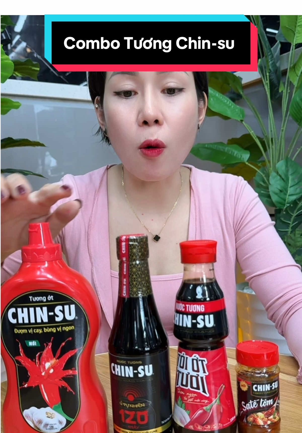 Combo gồm 1 Nước Tương Chin-su ủ tự nhiên 120 ngày 300ml và 1 tương ớt Chin-su 1KG #chinsu #cindythuytichcuc
