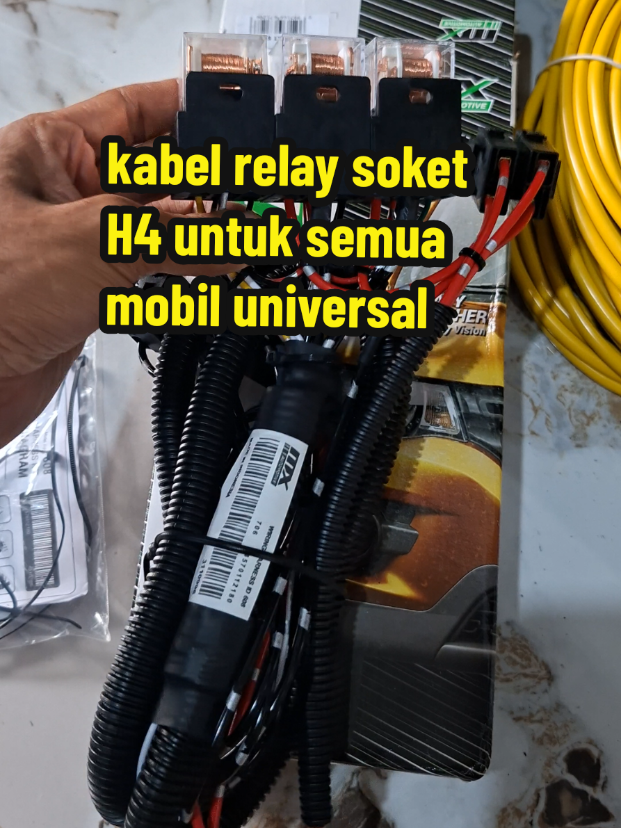 kabel relay soket H4 kabel relay mobil #kabelrelay #kabelrelaymobil #relay #relayh4 #wibgajian 