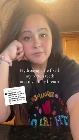 Replying to @livbrumbaugh I swear by this stuff and it'll save you thousands of 💰💰💰#hydroxyapatite #nanohydroxyapatite #oralhygiene #tiktokshopcreatorpicks