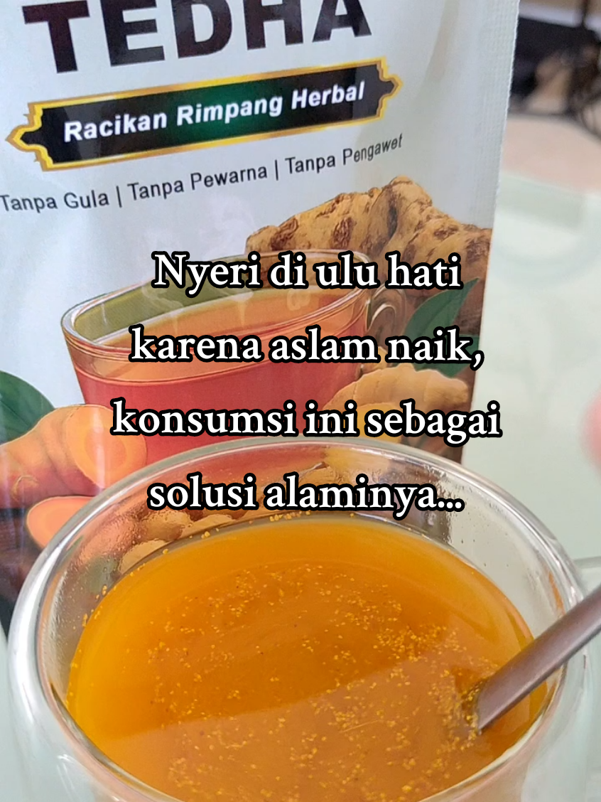 Perih di ulu hati karena #asamlambung naik?? Tedha hadir sebagai solusi alami buat kamu, yuk coba Tedha sekarang... #racikanherbal #tedhamenupangan #solusiaslam 