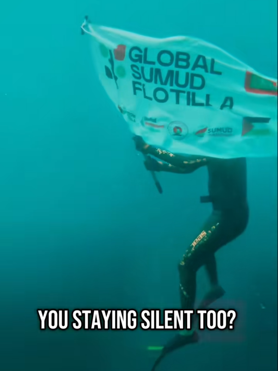 Are you staying silent too? #globalsumudflotilla  #sumudnusantaraflotilla #gaza   #sailtogaza  #breakthesiege 