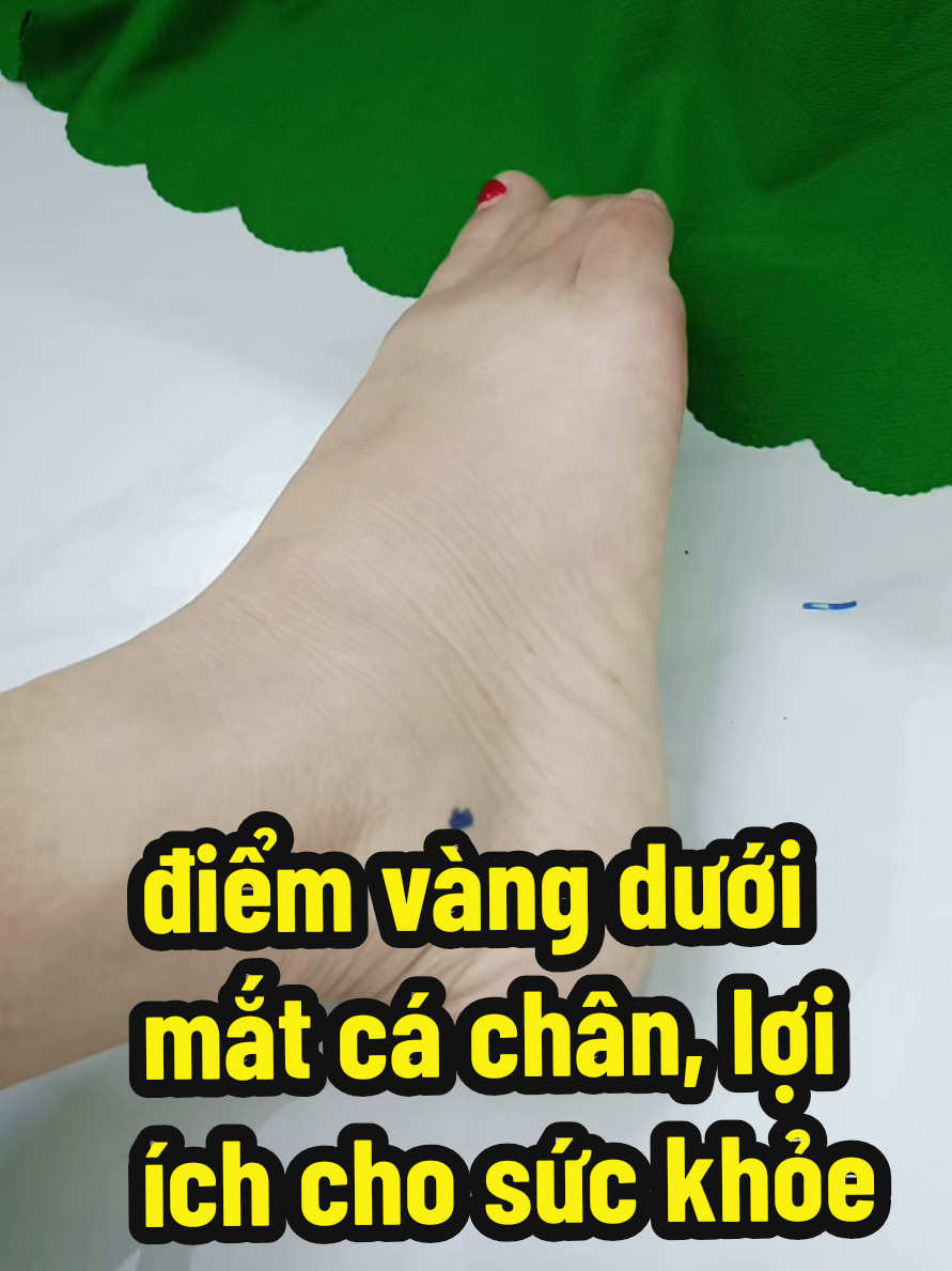 lợi ích từ một điểm dưới mắt cá chân #bichhoangdongy #xaykenh #xuhuong #suckhoelavang #chamsocsuckhoetainha 