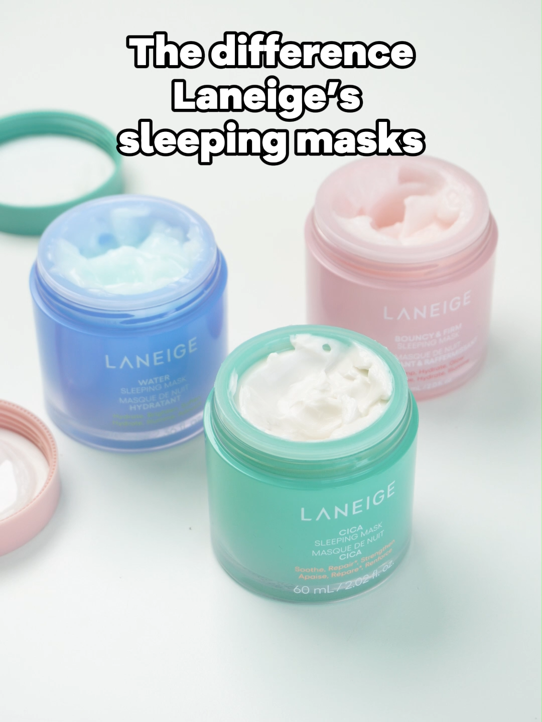 ✨ Did you know Laneige’s Sleeping Masks just got an upgrade? 💧 NEW Water Sleeping Mask – 24h hydration with a refreshing gel-cream texture 🌿 NEW Cica Sleeping Mask – instant soothing, repair & recovery with balm-cream texture 🌸 Bouncy & Firm Sleeping Mask – plumping glow with Peony + Collagen Complex & Hydro-Melt Glow Capsules All powered by patented Sleep-Tox™ technology to rejuvenate tired skin overnight. Wake up looking well-rested, even on little sleep. #LANEIGEMY #LaneigeSleepingMask #WaterSleepingMask #CicaSleepingMask #BouncyAndFirm #OvernightMask #KBeautyMY