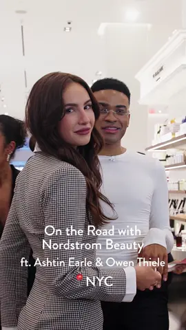 NYC, you set the stage. 🚕✨ We began our Beauty Road Trip with @Ashtin Earle & @owen thiele, who shared their insider beauty secrets and connected with our community for an unforgettable kickoff. From the VIP Q&A to a packed meet & greet, the night was a celebration of beauty in every form. The journey has only just begun… where should we go next? #NordstromBeauty #Nordstrom #NordstromNYC #ashtinearle #owenthiele