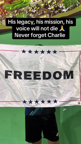 Fly this flag for true American 🕊️🕊️🕊️#freedom #charliekirk #ripcharliekrik #flag #freedomflag 