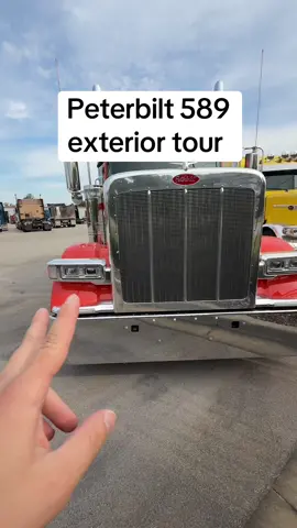 $4000 headlights on a Peterbilt semi truck #petebilt #semitruck #trucking #jenzig