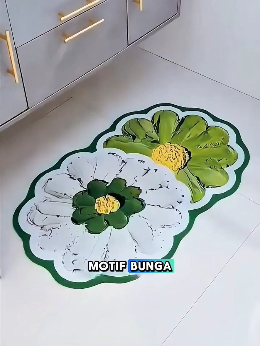 keset anti slip motif bunga #keset #kesetantislip #kesetantilicin 