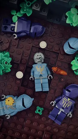 An elder knight, clad in weathered steel, stands apart from his comrades. His armor is older, weaker, and less forgiving to the elements than the polished plate of the younger warriors around him. When war erupted between the purple bear knights and the blue hawk knights, he fought until the end. Now his body lies silent on the battlefield, his rusted armor giving way to time, his remains slowly fading as nature reclaims him. A reminder that even the strongest heroes cannot escape decay — only stories remain. #lego #darkfantasy #nostalgic #sad #decompose 