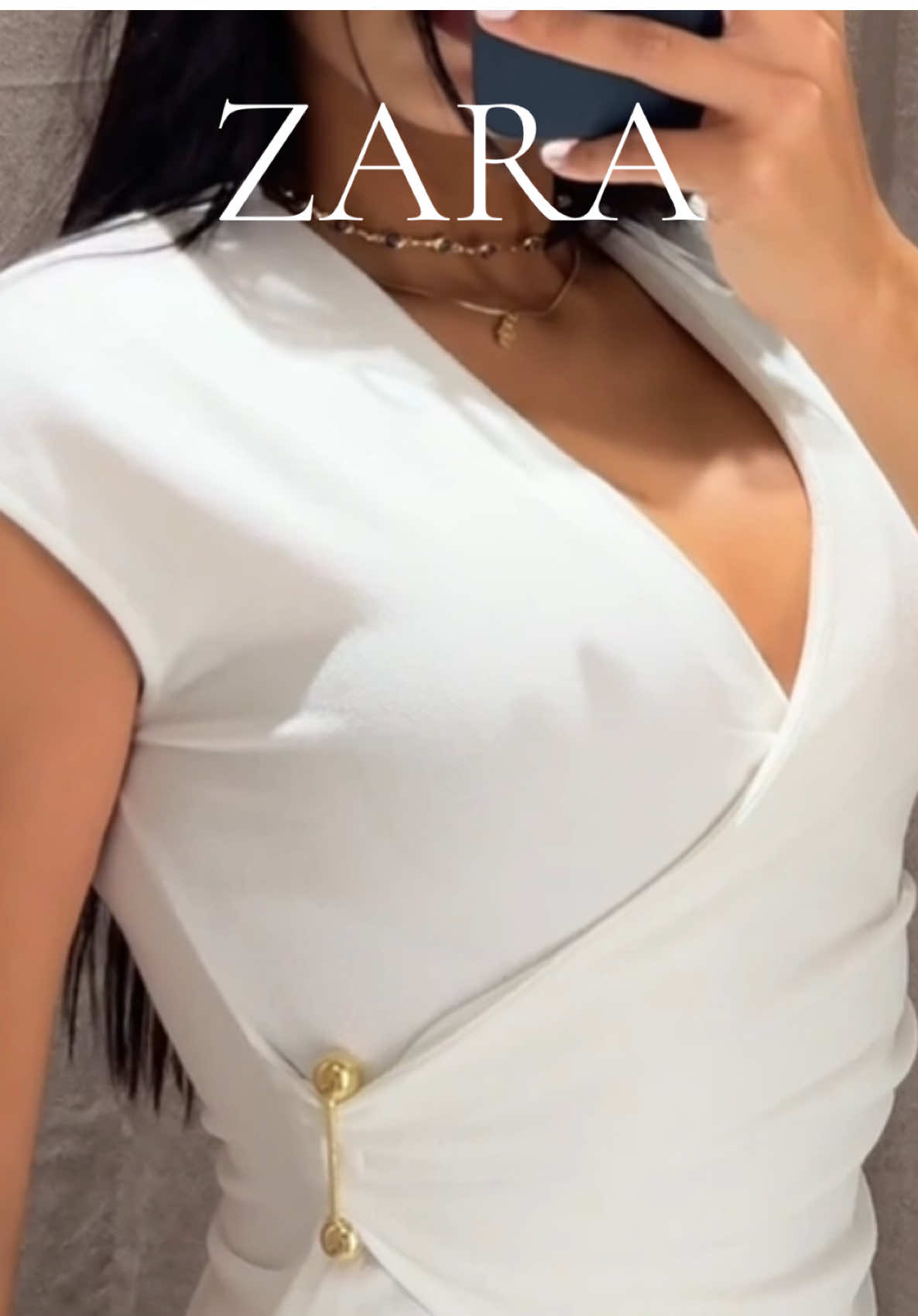 @ZARA  try-on 😍 white two piece  #zaraoutfit #zaranewin #zarahaul #zara #zarafinds 