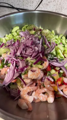 Cóctel de camarón 🍹🍤#cocteles #camarones #recetas #mariscos #paratii 