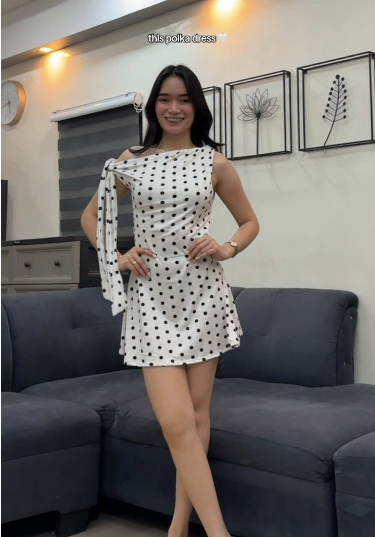 love this polka dress 🤍 #polkadress #dress #outfits #OOTD #fyp #outfitideas #fyf #TikTokFashion #fypviralシ #fy #foryou #fypシ゚viral🖤tiktok 