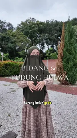 Bidang 60 tu boleh jadi mini telekung juga tau. So korang yg nak senang untuk bwk solat boleh grab bidang 60🥰✨ #tudungqainisa #tudungsarungpurdah #sarunginstantpurdah #tudungsarunghulwa #hulwa 