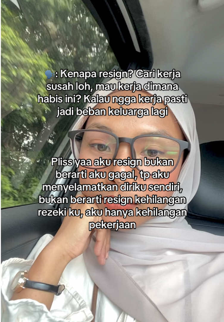 Plis ya resign itu bukan berarti gagal kok, resign itu cuma kehilangan kerjaan bukan berarti kehilangan rezeki #resign #dramakantor #corporatelife #lifeafterresign 