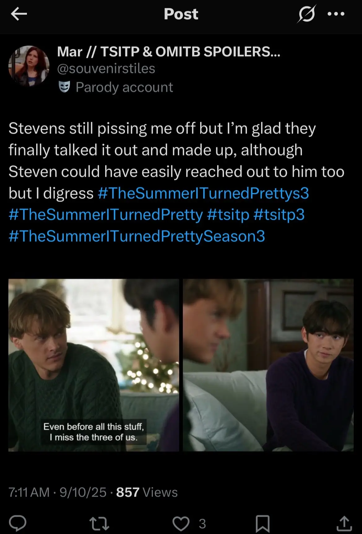 Well I’m glad Steven and Conrad are at least talking now, but it’s not like Steven ever tried to reach out to Conrad for all these years, like a phone works both ways just saying #tsitp #thesummeriturnedpretty #bellyconrad #viral #conradfisher  —————————————————————————— tv show tsitp  team conrad  conrad fisher belly and conrad the summer i turned pretty jenny han chris briney  amazon prime bonrad  bellyconrad  lola tung  christopher briney  tsitp edit primevideo  teen drama  bellyconrad edit  bonrad edit Conrad fisher edit 