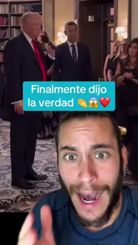Donald Trump finalmente dijo la verdad 👏❤️