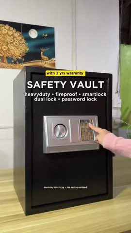 may peace of mind ka kapag meron ka neto  #safetyvault #moneyvault #safetyvaultbox #digitalsafetyvault 