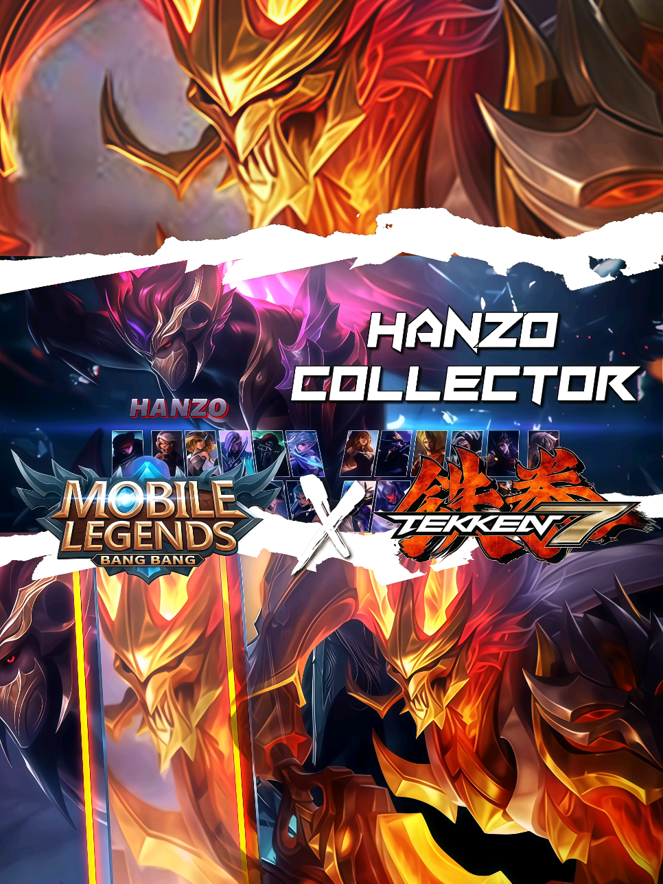 INTRO MLBB x TEKKEN 7 PS 4 Hanzo Collector (Soulfire Netherlord) Bisa ambil video yang ga ke compress di saluran WA, disitu juga ada kumpulan intro MLBB lainnya. Paid edit, link saluran WA cek di bio Preset yt : Dezet_MLBB Sc/Cr : V3 #mobilelegends #fyp #tekken7 #mlbb #presetalightmotion 