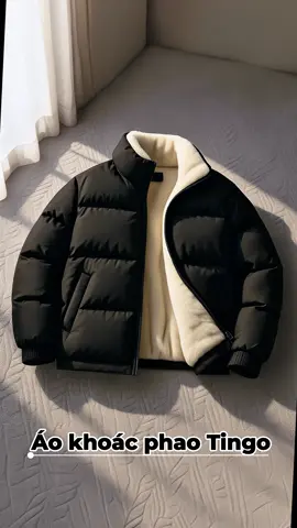 Áo Khoác Phao Suông lót lông cừu #thoitrang #macdepmoingay #myoutfit #aokhoac #aophaobeo 