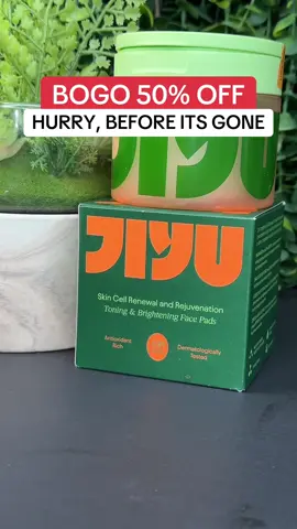 Jiyu Toner Pads is BOGO 50% off when you grab the 2 pack bundle! #Tiktokshopcreatorpicks #tiktokshoprestock #jiyu #jiyutonerpads #bogo 