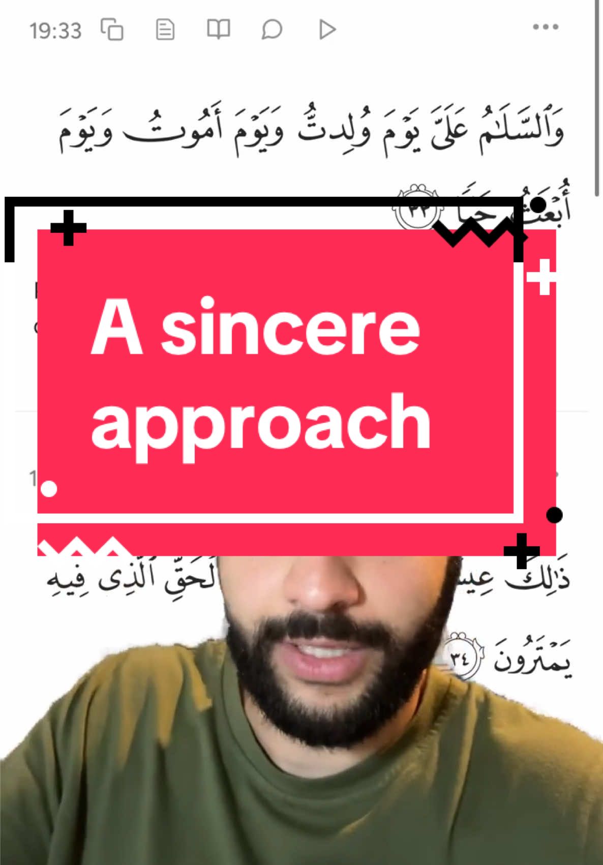 I truly do appreciate this approach. We welcome all sincere questions. #islam #dawah #jesus #quran #stitch 