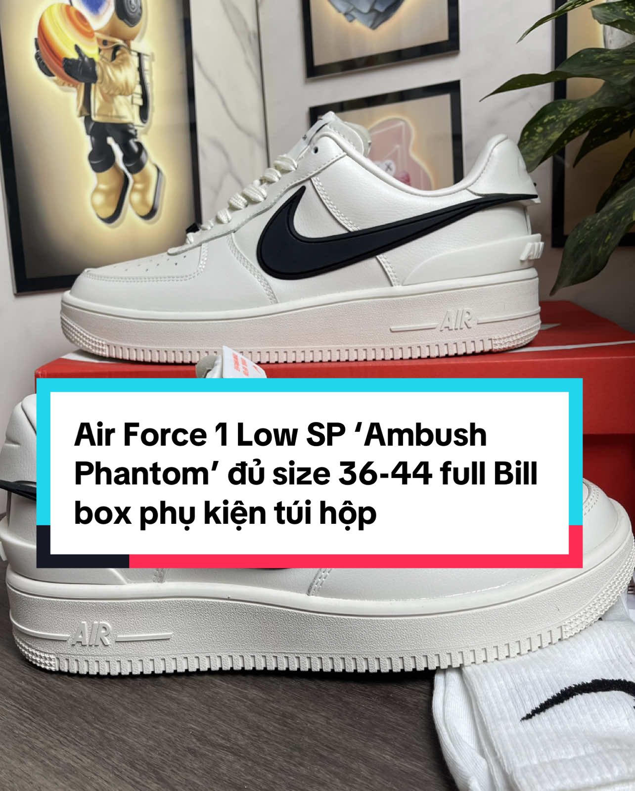 Air Force 1 Low SP ‘Ambush Phantom’ đủ size 36-44 full Bill box phụ kiện túi hộp  #amumu #sneaker #Giày #thịnhhanh #xuhuong 