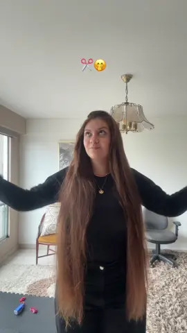 Aún no me creo que mi cabello está cortito #cabellolargo #corte #cambiodelook #fyp 