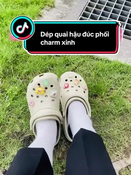 ( DEAL + tặng vớ ) dép quá đúc phối charm xinh êm ,không thấm nước,dép Nam -nữ ( có đổi size) #depquaihau #dephottrend #docdao #review #xuhhhhhhhhhhhhhhhhhhhhhhhhhhhhhhhhhhhh 