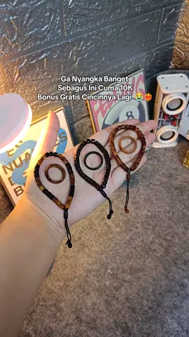 Buruan ambil promo gelang tasbih kayu kokkah ini yg udah gratis sama cincinnya ini #gelangkokka #gelangkaukahori #gelangkaokahasli  #gelangsantri #aksesoris 