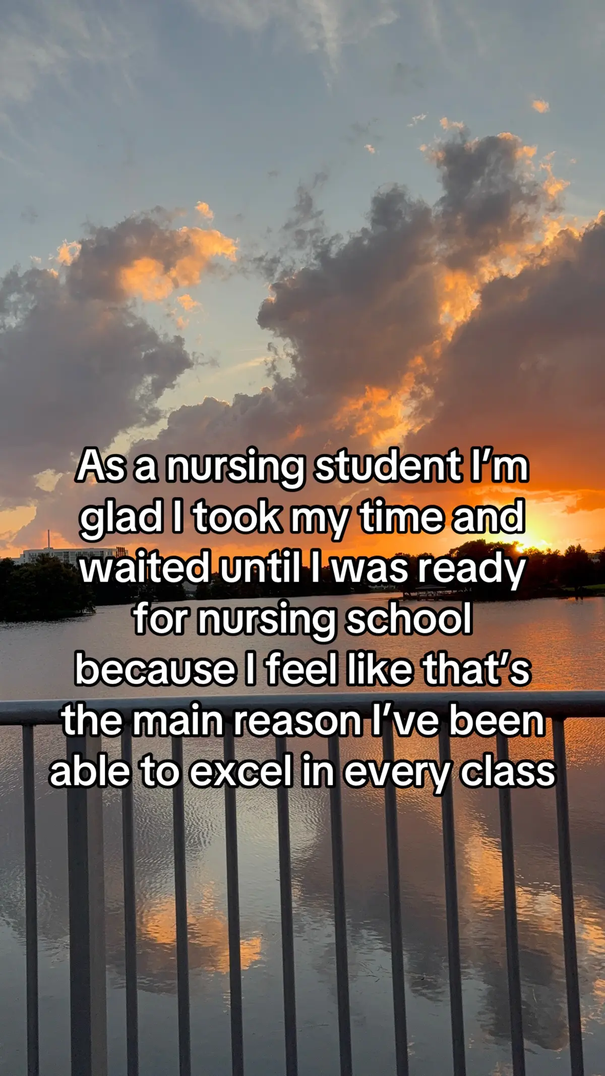 I really took my time with my journey and I’m proud of how my patience and dedication has helped me along. And of course god #nursingstudent #nursingschool 
