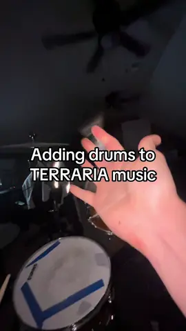 Underground theme 🪨🗿 #viralvideo #fyp #drums #videogames #terraria
