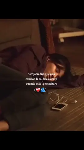 namjoon dijo que estq canción le sal dría a army cuando más la nesecitara  #kimnamjoon #bts #bagtan #army #namjoon 