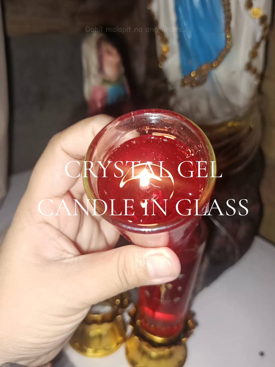 Perfect candle this coming undas. kaya nya tumagal ng 2 days straight. smoke-free hindi mag aamoy usok at higit sa lahat windproof kaya kahit mahangin hindi basta-basta mamatay ang apoy  .  #crystalcandles #gelcandle #candleinglass #myseanaolofficial 