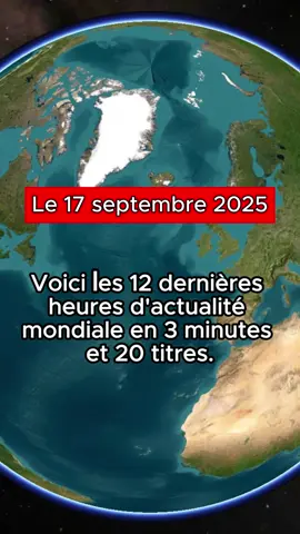 #actualitésmondiales #actualitésdujour #flashinfo #flashnews
