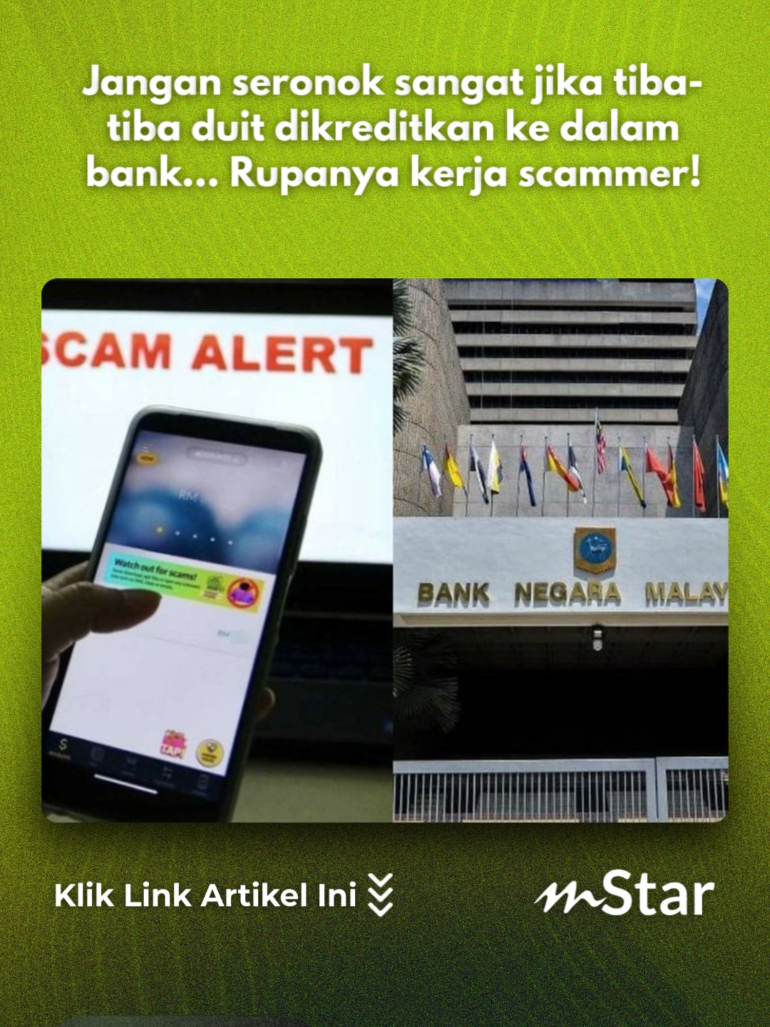 Jangan seronok sangat jika tiba-tiba duit dikreditkan ke dalam bank… Rupanya kerja scammer! #viral #beritatiktok #fyp