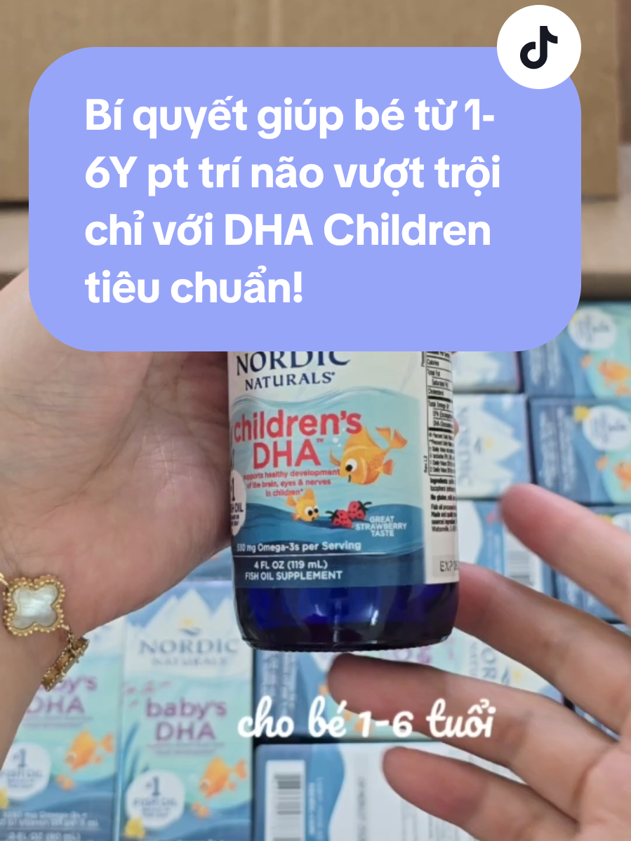 “Bí quyết giúp bé từ 1 đến 6 tuổi phát triển trí não vượt trội chỉ với DHA Nordic Children tiêu chuẩn!” 🐟🐟 Vì sao mẹ nên chọn DHA Nordic  🧠 Lợi ích sức khỏe ⭐️Hỗ trợ phát triển não bộ và nhận thức: DHA là thành phần quan trọng trong não bộ, giúp tăng cường khả năng học hỏi và ghi nhớ của trẻ. ⭐️Tăng cường hệ miễn dịch: Omega-3 trong sản phẩm giúp củng cố hệ miễn dịch, bảo vệ trẻ khỏi các bệnh nhiễm trùng. ⭐️Hỗ trợ chức năng thần kinh: DHA đóng vai trò quan trọng trong việc duy trì chức năng thần kinh khỏe mạnh. Đăng nhập Bạn đã nói: Câu hook cho video dha cho bé 1 đếb 6 tuổi ChatGPT đã nói: Dưới đây là một số câu hook hấp dẫn bạn có thể dùng cho video về DHA cho bé từ 1 đến 6 tuổi: “Muốn bé thông minh, phát triển toàn diện? DHA chính là chìa khóa vàng bạn không thể bỏ qua!” “Bí quyết giúp bé từ 1 đến 6 tuổi phát triển trí não vượt trội chỉ với DHA!” “DHA – dưỡng chất quan trọng giúp bé yêu sáng tạo và học hỏi nhanh hơn mỗi ngày!” “Bạn đã biết DHA giúp bé phát triển thế nào chưa? Khám phá ngay để không bỏ lỡ!” “Tăng cường DHA, kích thích não bộ bé phát triển toàn diện – Ba mẹ đã chuẩn bị đủ cho con chưa?” Bạn thích kiểu câu nào hơn? Mình có thể giúp làm câu hook theo phong cách vui nhộn, khoa học, hay cảm xúc nhé! Bạn đã nói: Tìm giúp thông tin về dha nordic children 530mg ChatGPT đã nói: ￼ ￼ ￼ ￼ DHA Nordic Children 530mg là một sản phẩm bổ sung omega-3 dạng lỏng dành cho trẻ em từ 1 đến 6 tuổi, được sản xuất bởi Nordic Naturals – thương hiệu nổi tiếng về các sản phẩm dầu cá chất lượng cao. Dưới đây là thông tin chi tiết về sản phẩm: 🧠 Lợi ích sức khỏe Hỗ trợ phát triển não bộ và nhận thức: DHA là thành phần quan trọng trong não bộ, giúp tăng cường khả năng học hỏi và ghi nhớ của trẻ. Tăng cường hệ miễn dịch: Omega-3 trong sản phẩm giúp củng cố hệ miễn dịch, bảo vệ trẻ khỏi các bệnh nhiễm trùng. Hỗ trợ chức năng thần kinh: DHA đóng vai trò quan trọng trong việc duy trì chức năng thần kinh khỏe mạnh. 🧪 Thành phần chính Dầu gan cá tuyết Bắc Cực tinh khiết: Nguồn cung cấp DHA và EPA chất lượng cao. Hương vị tự nhiên: Có sẵn hương vị dâu tây và cam, giúp trẻ dễ dàng sử dụng. Chất bảo quản tự nhiên: Chứa chiết xuất từ hương thảo, giúp bảo quản sản phẩm một cách tự nhiên. 📦  Liều dùng Quy cách: Dạng lỏng, đóng chai 119ml. Liều dùng: 1/2 thìa cà phê (khoảng 2.5ml) mỗi ngày, cung cấp tổng cộng 530mg omega-3, bao gồm: DHA: 255mg EPA: 170mg Các omega-3 khác: 105mg #dha  #dhanordic 