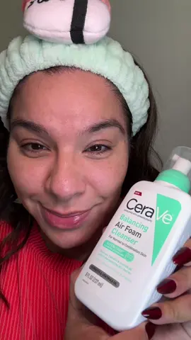 #creatorsearchinsights 💧 Gentle daily cleanse! CeraVe Balancing Air Foam Cleanser (8oz) removes dirt, oil & makeup while maintaining skin’s natural barrier 🌿 With ceramides & niacinamide for balanced, refreshed skin ✨ On sale #cerave @CeraVe #ceravebalancingairfoamcleanser  #gentlecleanser #tiktokmademebuyit 