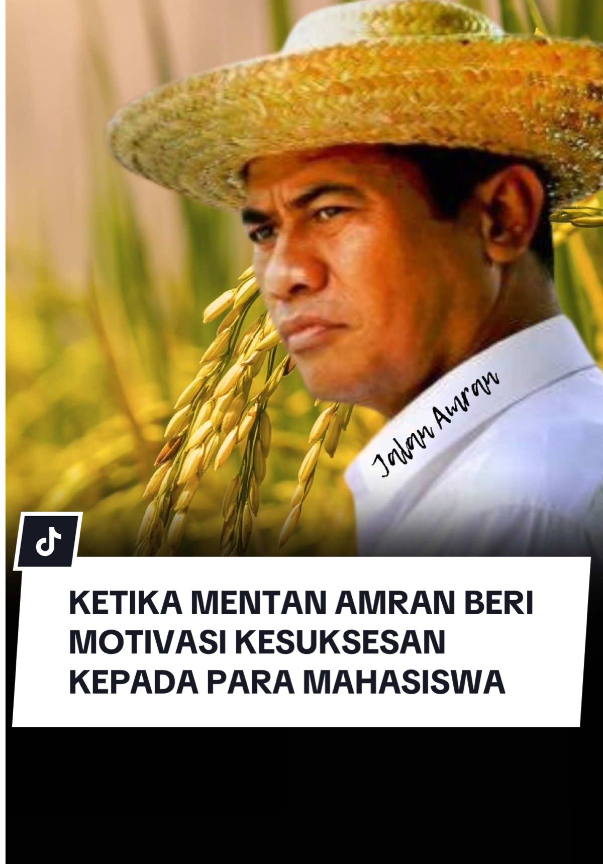 #amransulaiman #mentan #petani #jalanamran 