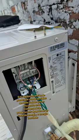 fallas comunes 😏 #fusible #condensador #energía #apagon 