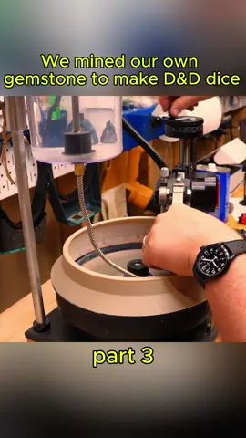 #We mined our own gemstone to make D&D dice