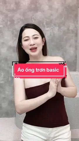 Áo ống trơn basic #cohuyentaphoa #xuhuong 