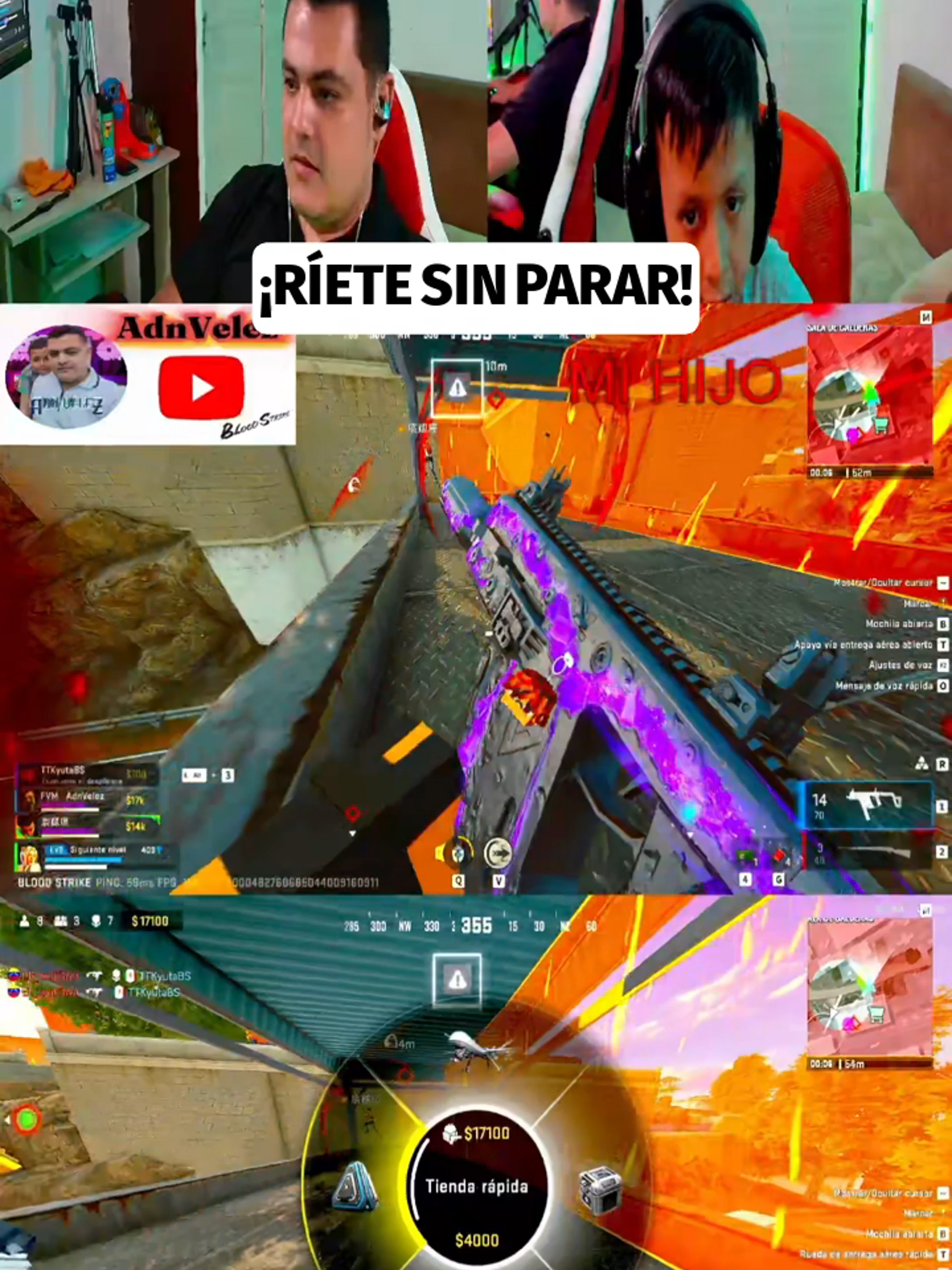 Se acaban las Balas en BloodStrike y asi reacciona mi hijo#bloodstrikeclips #bloodstrike #bloodstrikemobile #paratiiiiiiiiiiiiiiiiiiiiiiiiiiiiiii #creatorsearchinsights #hijo @bloodstrikeofficial @bloodstrikelatam