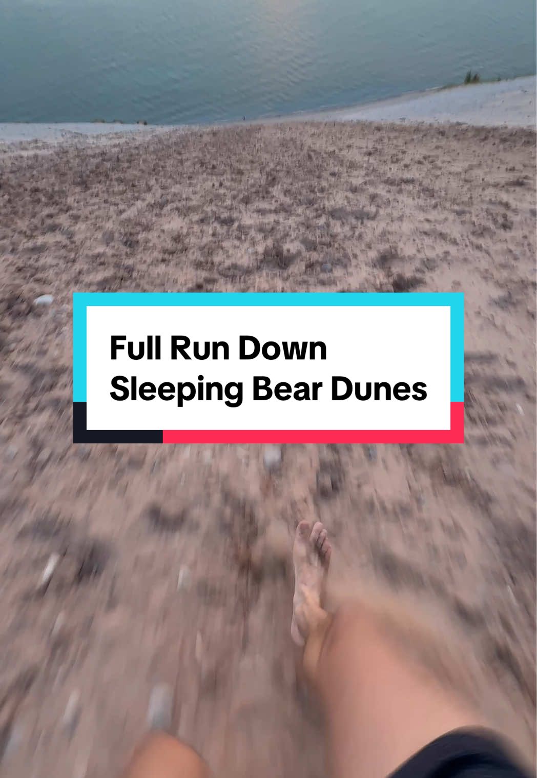 Top 10 moment of my life! Have you ran down Sleeping Bear Dunes and jumped into the fresh crystal clear Lake Michigan in a perfect sunset? I just did. And it became a bucket list item before I knew it was a bucket list item.  #michigan #sleepingbeardunes #tourism #Outdoors #travel @visit_michigan 