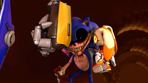 Finished the animation super proud of it #outcomememories #sonicexe #creamtherabbit #metalsonic #2011x 