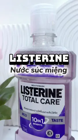 Hơi thở thơm tho, tự tin khi nói chuyện luôn nè mí bà #listerine #nuocsucmieng #nuocsucmienglisterine #thommieng #kenvue 